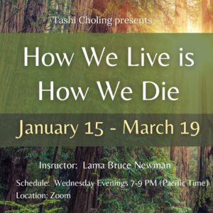 How we Live is How we Die flyer